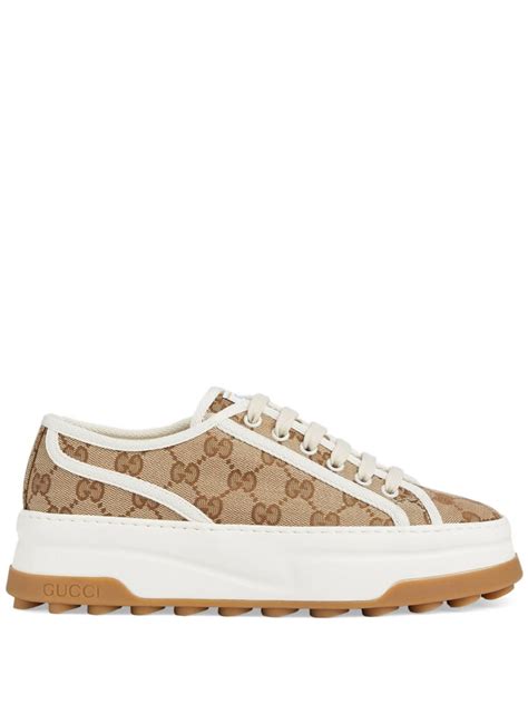 gucci original gg canvas sneakers|retro gucci sneakers.